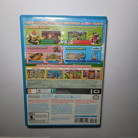 Super Mario Wii Lot Of 3 Games Mario Maker/Mario Party 10/Sonic All Stars Racing - Picture 11 of 16